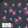 STOF OF DENMARK - FLAMINGOS AVALANA COTTON JERSEY 95% COTTON 5% ELASTANE 150cm WIDE