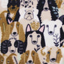 CUTE DOGS POLAR FLEECE SUPER SOFT 100% POLY 147cm WIDE 240 GRM