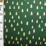 CHRISTMAS METALLIC CHRISTMAS TREES - BOTTLE FESTIVE COLLECTION 100% COTTON 150cm WIDE