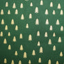 CHRISTMAS METALLIC CHRISTMAS TREES - 100% COTTON - BOTTLE