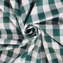SACRAMENTO GREEN GINGHAM 3/4 INCH SQUARES 100% COTTON 140cm WIDE