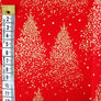 CONTEMPORARY SNOWY CHRISTMAS TREES COTTON POPLIN 100% COTTON 150cm WIDE