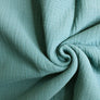 DOUBLE GAUZE COTTON THE DRESSMAKER FABRICS BLACK - WHITE - TEAL - DUCKEGG - RUST - OLIVE -