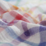 MULTI COLOUR CHECKERBOARD CHECK GINGHAM DOUBLE GAUZE MUSLIN 100% COTTON THE DRESSMAKER FABRICS