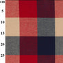 YARN DYED FLANNEL CHECK BRUSHED COTTON 100% COTTON 145cm WIDE 150 GSM