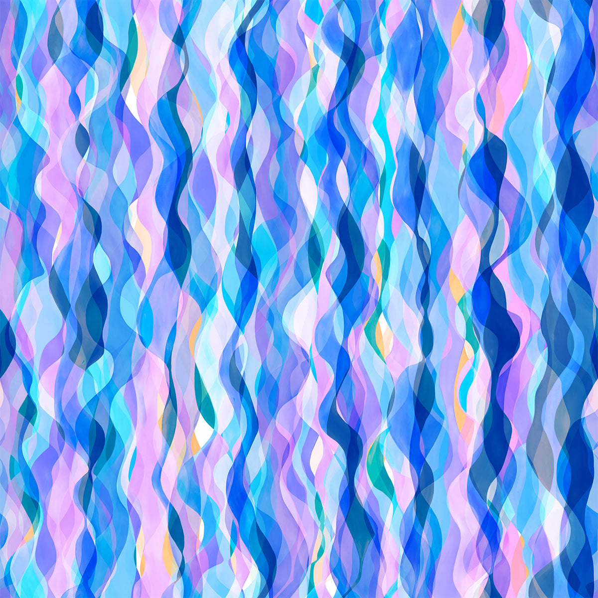 DASHWOOD STUDIOS VISCOSE RAYON CHALLIS CHROMA BLUE The Dressmaker