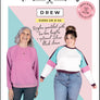 TILLY & THE BUTTONS DREW SWEATSHIRT PATTERN
THE DRESSMAKER FABRICS
FABRIC GODMOTHER
FABRIC BOUTIQUE
DRESSMAKING PATTERN