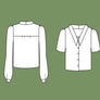 THE PATINA BLOUSE PATTERN BY THE FRIDAY PATTERN CO - SIZE XS - 7X