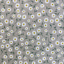 SCATTERED DAISYS LINEN LOOK 80% COTTON 20% POLY 150cm WIDE