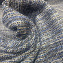 BOUCLE - BLUE KNITTED 58% ACRYLIC 36% VISCOSE POLY 6% 150cm WIDE