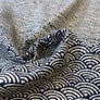 JAPANESE KASURI COTTON SCALLOPS SEVENBERRY NARA HOMESPUN INDIGOS 100% COTTON 110cm WIDE