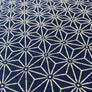 JAPANESE KASURI COTTON GRID SEVENBERRY NARA HOMESPUN INDIGOS 100% COTTON 110cm WIDE MEDIUM WEIGHT