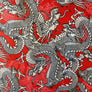 KIMONOS & KOI PAINBRUSH STUDIO THE DRESSMAKER FABRICS JAPANESE FABRIC 100% QUILTERS COTTON QUILTING CHERRY BLOSSOM
