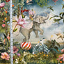 DIGITAL PRINT VELVET DUMBOLAND 100% POLY THE DRESSMAKER FABRICS CURTAINS BLINDS