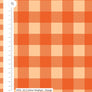CRAFTY PIE BROGAN ALLARD VISCOSE CHALLIS LARGE GINGHAM ORANGE THE DRESSMAKER FABRICS SEWING BEE