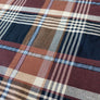 COTTON LINEN MIX TARTAN CHECK 30% LINEN 70% COTTON 148cm WIDE LIGHT WEIGHT WITH A BEAUTIFUL DRAPE