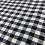 WOOL CHECK ELASTANE - BLACK & WHITE