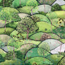 ROLLING HILLS - PREMIUM HEAVY COTTON - DIGITAL PRINT