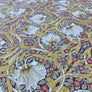 WILLIAM MORRIS DESIGN - PIMPERNEL - GOLD - PIMA COTTON LAWN
