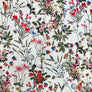 SPRING MEADOW COTTON SATEEN STRETCH THE DRESSMAKER FABRICS SUMMER ECO FRIENDLY