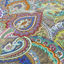 BOHEMIAN PAISLEY VISCOSE 100% VISCOSE 150cm WIDE