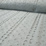 DESIGNER DEADSTOCK - BRODERIE ANGLAISE - 100% COTTON