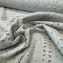 DESIGNER DEADSTOCK - BRODERIE ANGLAISE - 100% COTTON