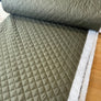 KHAKI DOUBLE SIDED PRE QUILTED FABRIC