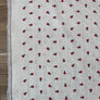 EMBROIDERED LINEN BLEND - CHERRIES