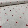 LINEN BLEND VISCOSE LINEN
EMBROIDERED HEARTS
DRAPEY FLOATY FABRIC
NATURAL FIBRE
FABRIC GODMOTHER
THE DRESSMAKER FABRICS
SEWING BEE