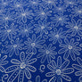 GRECIAN BLUES - RADIANT FLOWER - 100% VISCOSE CHALLIS