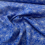 GRECIAN BLUES - RADIANT FLOWER - 100% VISCOSE CHALLIS