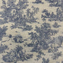 TOILE DE JOUY 100% COTTON - BLUE