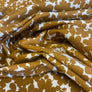 SILHOUETTE BLOOM - OCHRE COTTON POPLIN 100% COTTON