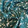 SILHOUETTE BLOOM - GREEN COTTON POPLIN 100% COTTON 150cm WIDE