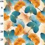 AUTUMN GINGKO VISCOSE CHALLIS 100% VISCOSE 150cm WIDE