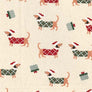 CHRISTMAS FABRIC
QUILTERS COTTON - CHRISTMAS
JOHN LOUDEN FESTIVE HOLLY
DACHSHUND SAUSAGE DOG
THE DRESSMAKER FABRICS