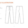 UNISEX PJ PANTS PATTERN BY WARDROBE BY ME