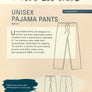 UNISEX PJ PANTS PATTERN BY WARDROBE BY ME