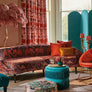 EMMA SHIPLEY - ZAMBEZI VELVET FABRIC - WINE