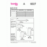 BURDA SEWING PATTERN 6027 - MISSES SKIRT