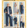 Butterick Sewing Pattern B6796 Misses' Jacket, Dress, Top, Skirt and Trousers