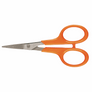 FISKARS EMBROIDERY/NEEDLEWORK 10CM - 4 INCHES F9807 ORANGE Right and Left Handed scissors with fine-pointed tip for intricate and delicate cutting needs. Suitable for all sewing and embroidery tasks. 10cm/4in.