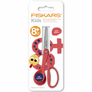 FISKARS LEFT HANDED CHILDRENS SCISSORS 13CM/5 INCHES F9993 RED Genuine left-handed scissors. Both handle and blades are left handed designed to give better ergonomics and greater visibility while cutting. Safety edge lades provide accurate and accident free cutting on paper, felt, foam and more. Ergonomic handle designed for smaller hands to provide extra control. 13cm/5in.