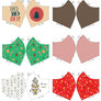 FACE MASK CHRISTMAS PANEL - MAKE YOUR OWN PANEL