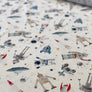 SPACE ROBOTS 100% COTTON