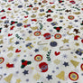DEC THE HALLS - LUREX - 100% COTTON POPLIN