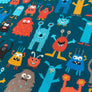 STOF OF DENMARK FUNNY ROOMMATES 100% QUILTERS COTTON 115cm WIDE
