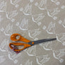 TURTLE DOVES LINEN LOOK 80% COTTON 20% POLY 150cm WIDE