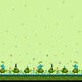 WILD PARTY BY MICHAEL MILLER SLOW AND STEADY DOUBLE BORDER PRINT 100% PREMIUM COTTON 115cm WIDE